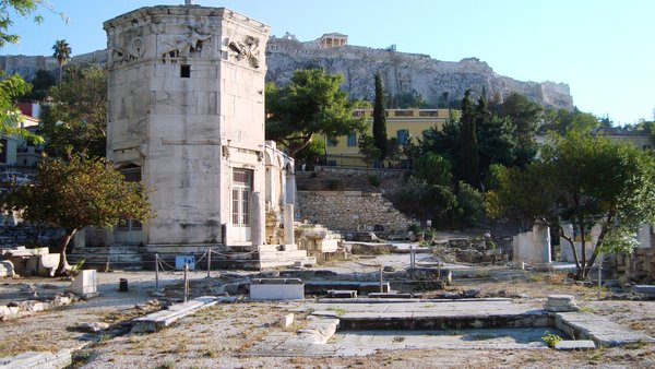 Ruins above Monastiraki square