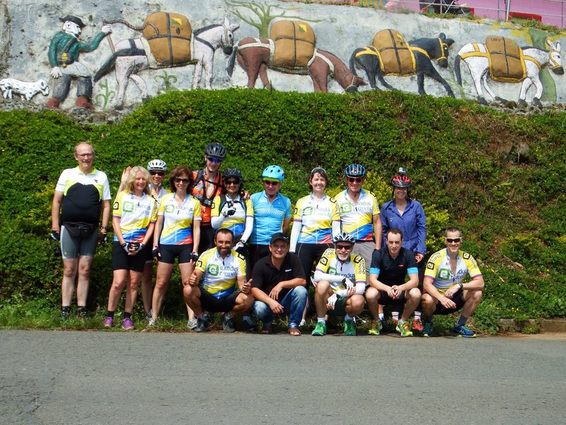 The team for our trip (12 to 24 March 2016) on the last day of riding