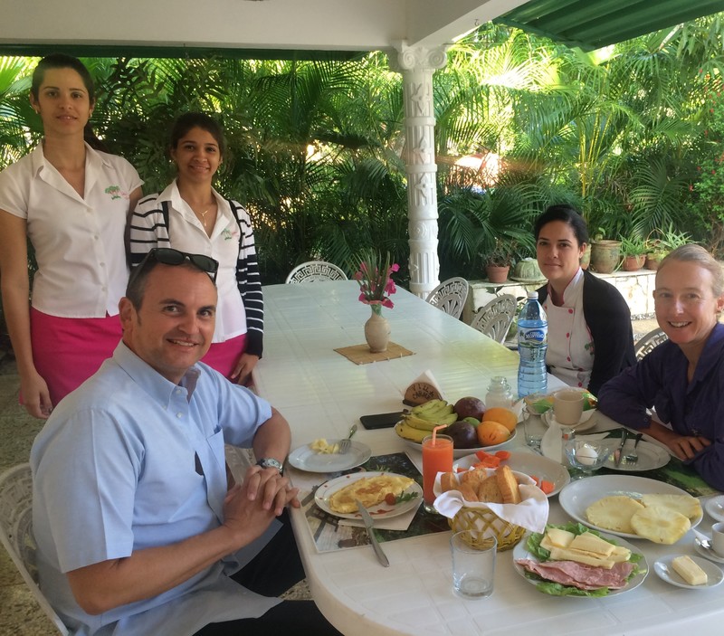 Villa Carmen with Adrian and staff