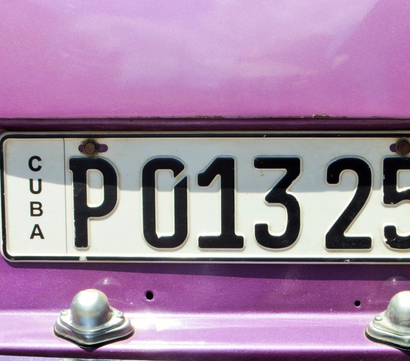 Trinidad number plate