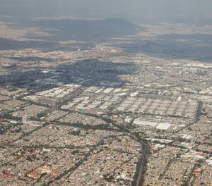 Mexico city sprawl