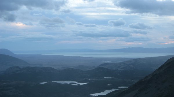 Utsikt mot Lago Viedma