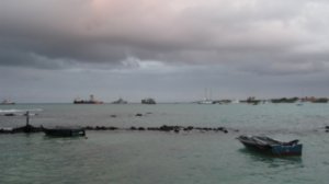 From the port in Puerto Ayora