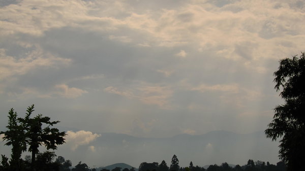 Rwenzori Mountains from Fort Portal