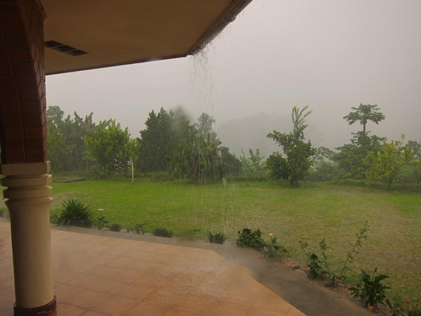A little rainfall in Fort Portal