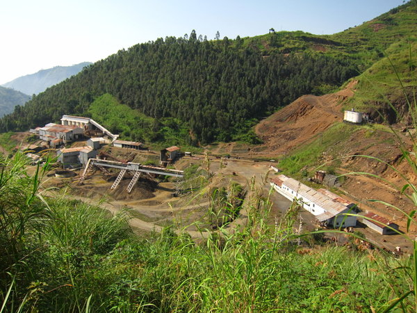Old coppermine in Kilembe
