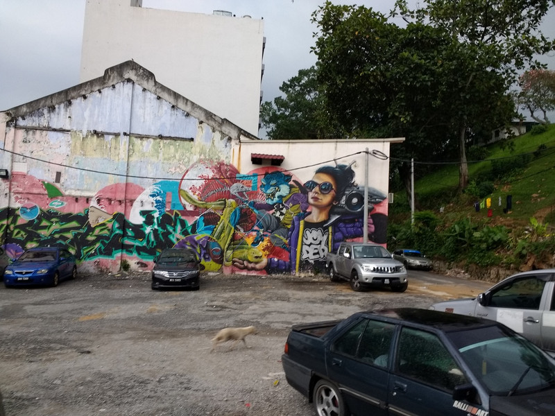 Nice mural in Kuala Lumpur