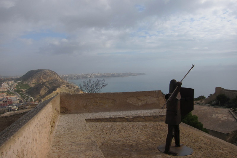 Castle of Santa Barbara view #1 in Alicante