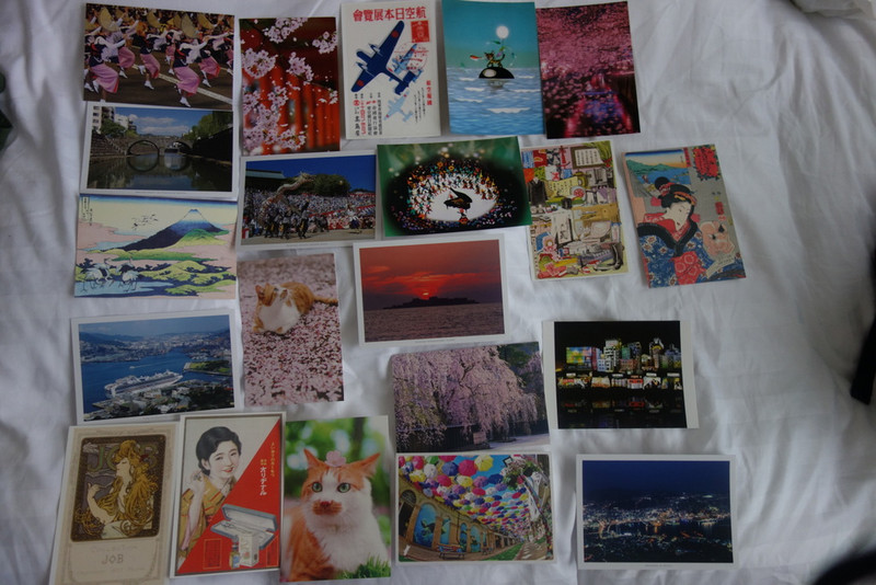 Post Cards ready to be sent
