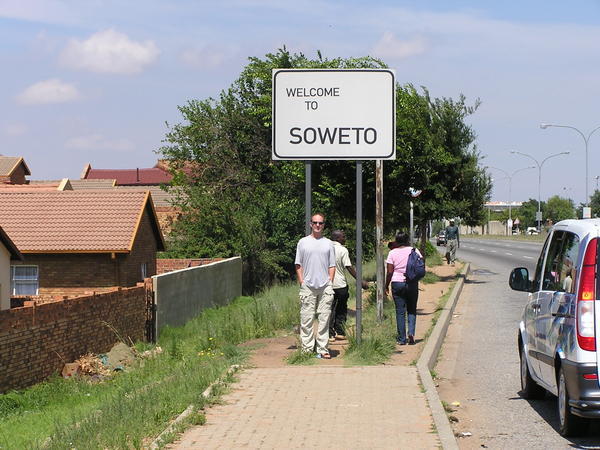 Entering Soweto