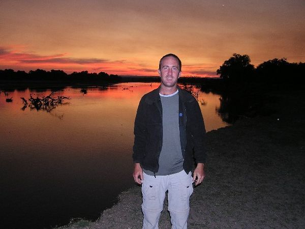 Me, Sunset, Luangwa River