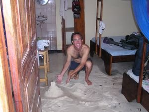 sandcastle in the room
