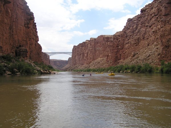 Navajo Bridge at the start of the Canyon