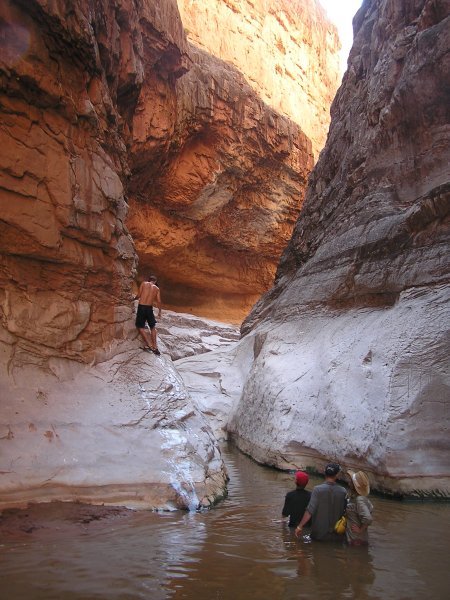 Climbing in Silver Grotto