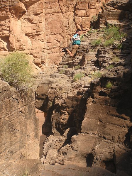 Jumping at Havasu Canyon..