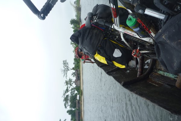 Bike in Pirogue Ferry