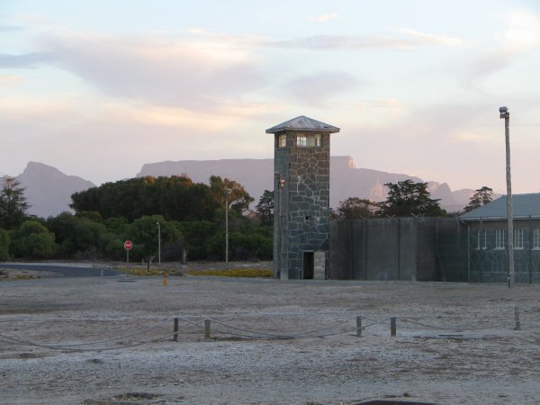Robben Island with Table Mountain in the background