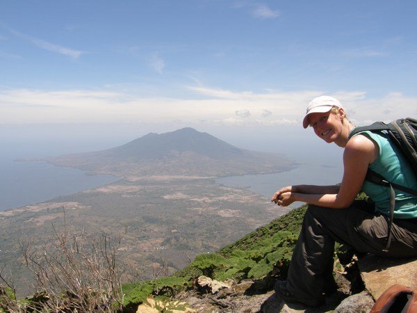 Views of Volcan Maderas from Volcan Conception