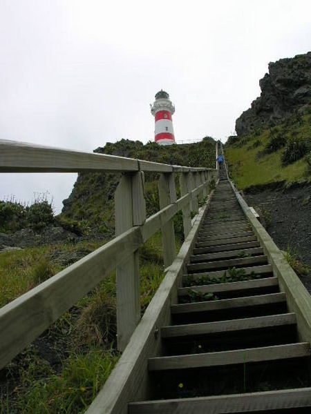 Stairs to a lighthouse