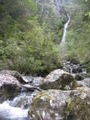 A waterfall only 300 m from our hostel