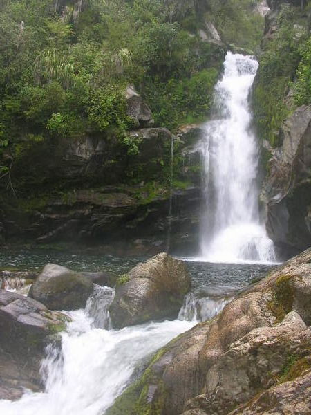 A waterfall in the Abel Tasman region