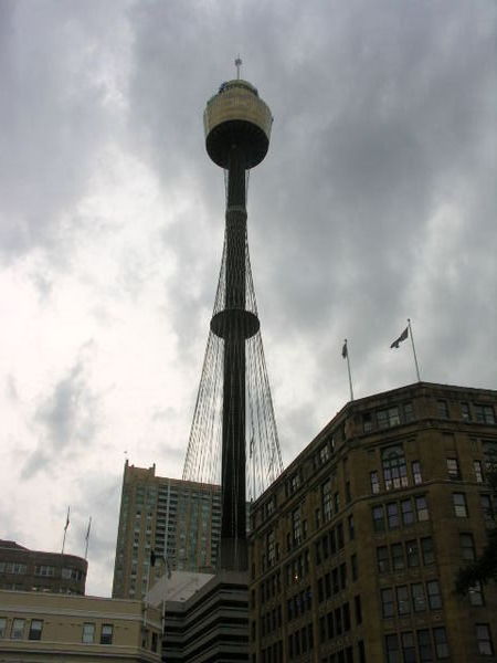 The architect totally stole the plans from the Sky Tower in Auckland