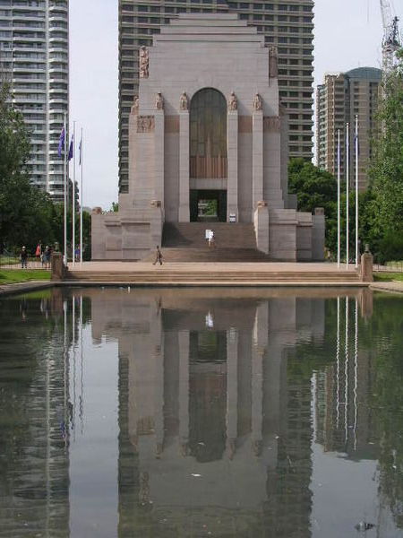 Reflection of the memorial