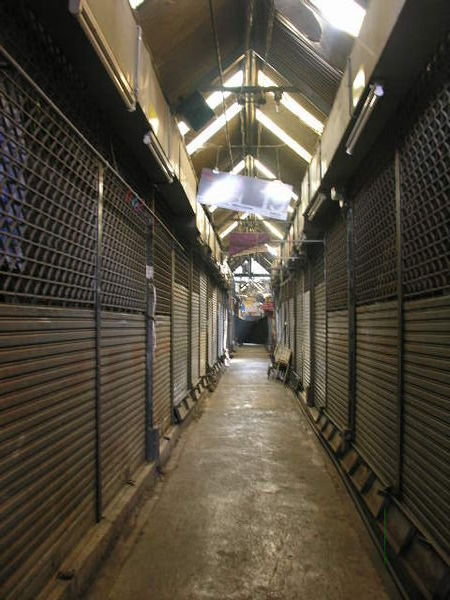 A deserted market