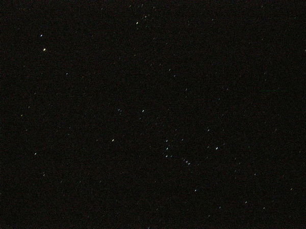 I'm not sure if the picture is clear enough, but that is the constellation Orion in the center