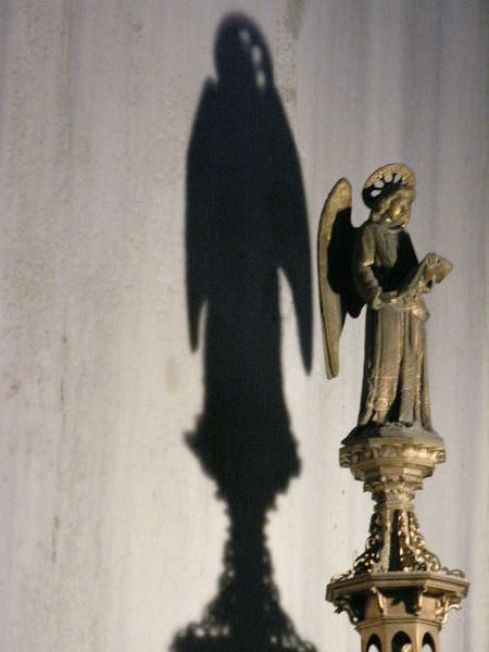 Angel and shadow