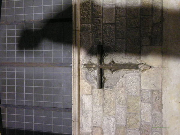 A shadow over the cross