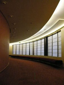 A hallway in the opera house