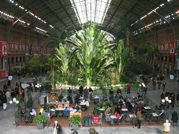 Another view of the train station.  It had its own forest!