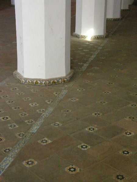 Pillars in one of the Sinagogs