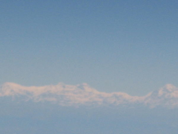 View of the Himalaya Mountains