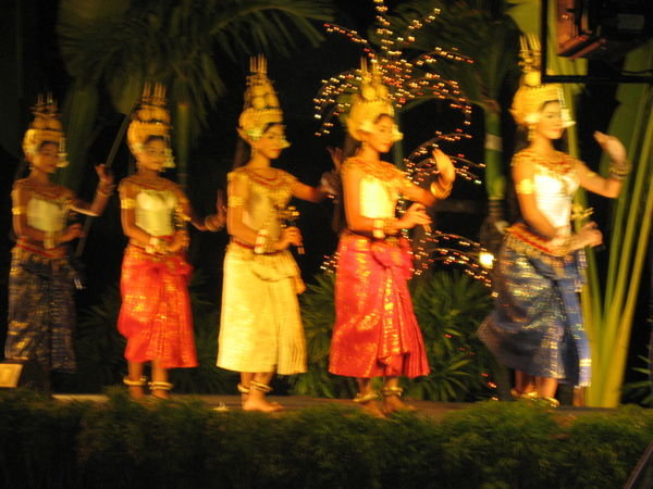 Apsara dancers in Siem Reap