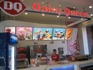 Dairy Queen at the airport