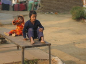 Kids in Agra