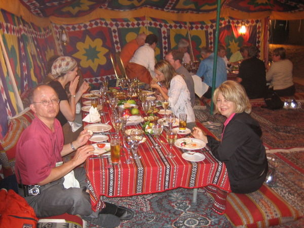 Desert feast, Bedouin style