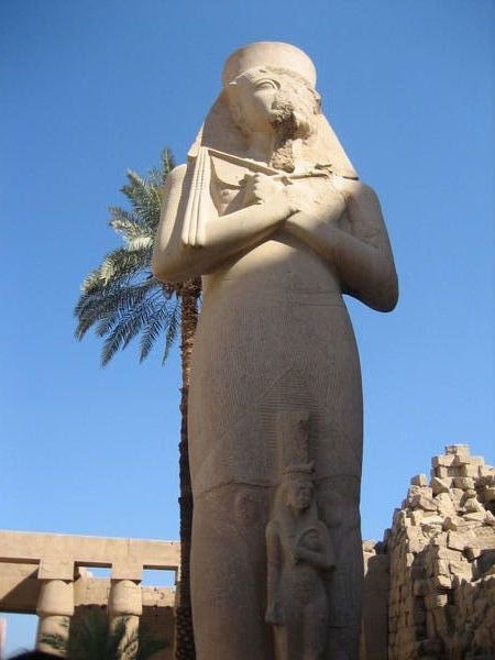 The colossal statue of Pinedjem