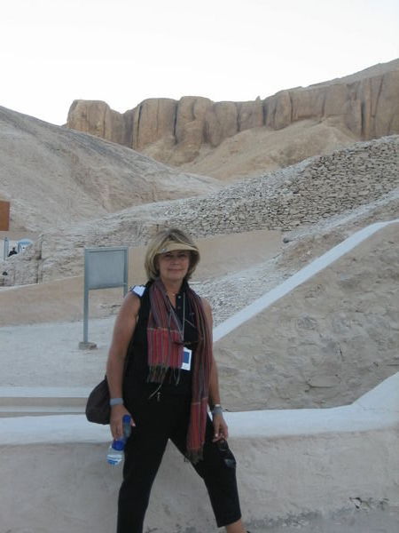 At the tombs of the valley of the Kings