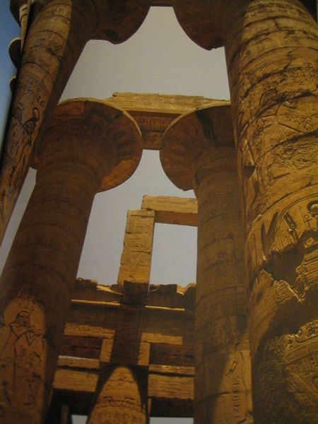 The temple columns