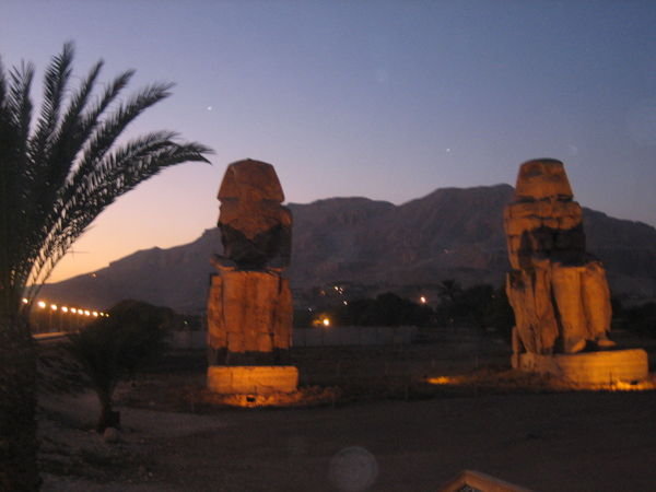 We were awed by the Colossi of Memnon