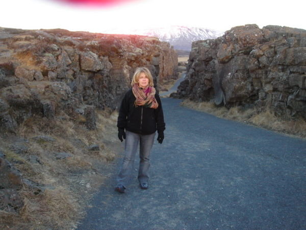 The Crevice between two tectonic plates
