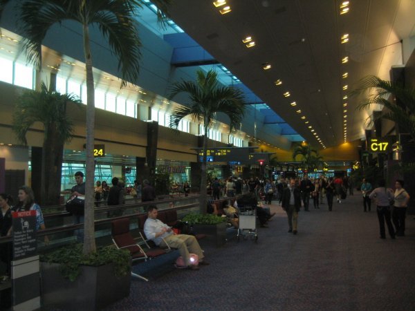 Flygplatsen i Singapore 1.