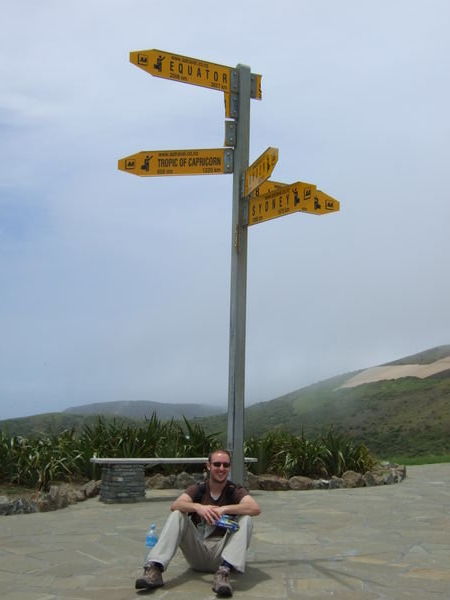 Signpost to the equator