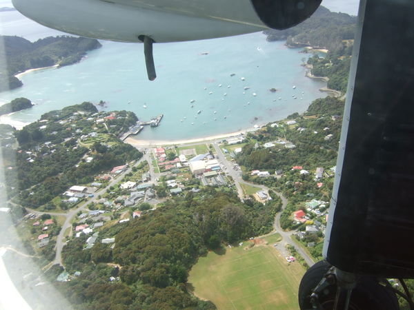 Stewart Island from the plane..