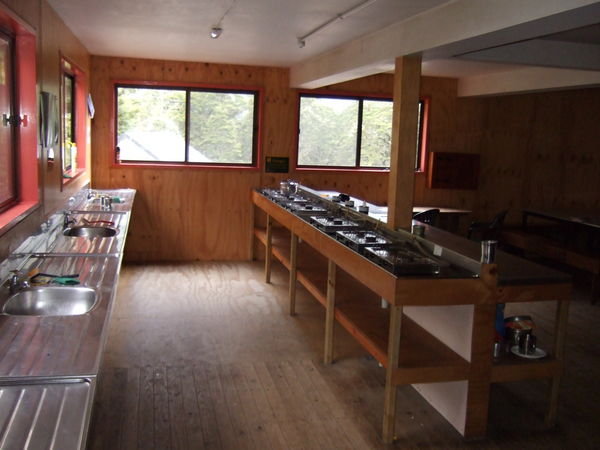 Kitchen area and common room