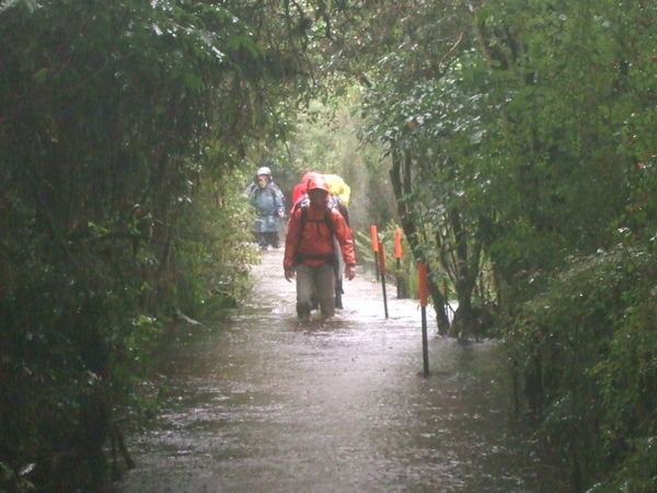 One of the floods we waded through!