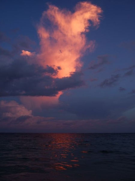 Sunset over 'Big Island'